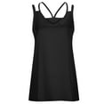 thumbnail image 6 of SNKSDGM Female Womens Tank Tops Loose fit Cotton Tank Tops for Women 2025 Long Summer V Neck Tank Tops for Women Silk Satin Summer Sleeveless Camisole Straps Top Xxl, 6 of 8