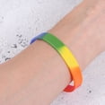 thumbnail image 3 of IFANLANDOR 10 Pcs Bracelet en Silicone Coloré Design Multi-Rond pour Fêtes, 3 of 7