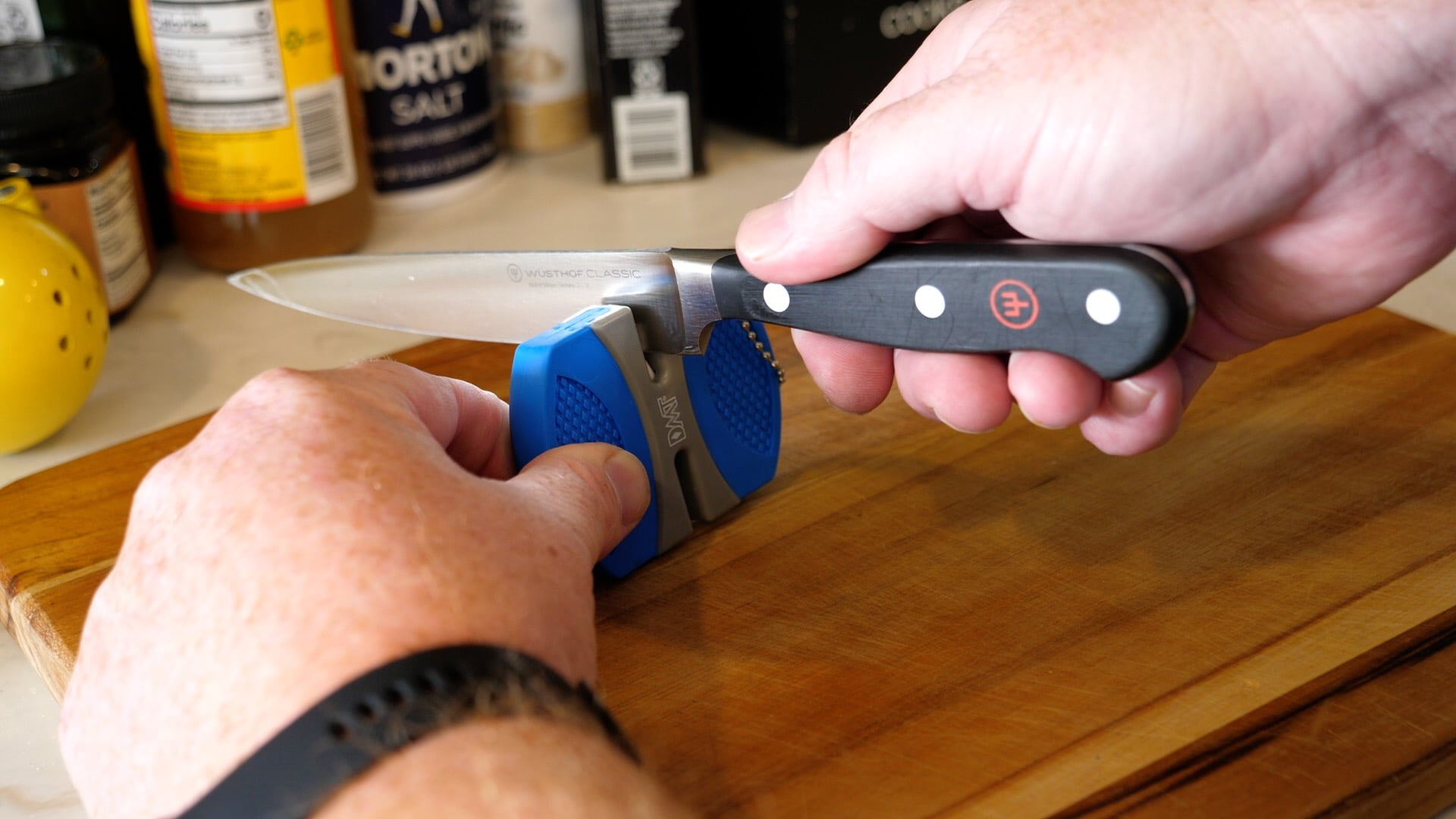 (2 pack) DMT PocketSharp Coarse & Fine Knife Sharpener, Simplistic & Portable Sharpening / Secure-Grip Nonslip Control Pads / Included Beaded Lanyard Chain