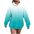 thumbnail image 5 of Godom Hoodies for Women Tie Dye Oversized Hooded Sweatshirt Long Sleeve Casual Colorful Pullover Hoodie Fall Sweater, 5 of 6