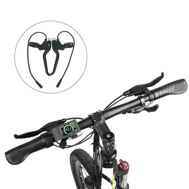 2 pcs Aleación de Eléctrica de Piezas de Motor de Motor de ccesorios de Prueba de Agua 3pin Agarre Scooter DYNWAVEMX Nivel de freno de bicicleta eléctrica