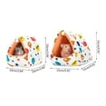 thumbnail image 5 of Hamster Plush Bed Winter Warm Plush Small Pet Cage Sleep Nest for Guinea Pigs, 5 of 20