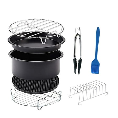 

Barhoo Drill Bit Accessories Clearance! Fryer Air 8 Cake Baking Basket Accessories Fryer for Pizza Set Electric Piece Tools & Home Improvement Drill Bit Sets Clearance Sale