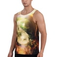 thumbnail image 2 of Pofeuu Yin Yang 1 Print Men's Workout Tank Tops Sleeveless Muscle Gym Shirt Quick Dry-3X-Large, 2 of 7