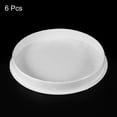 thumbnail image 3 of Uxcell 110mm OD Flush Type Hole Plug Tube Hole Fastener Pipe End Cap White 6 Pack, 3 of 4