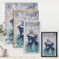 thumbnail image 4 of Designart Two Fishing Boats Before A Storm Anchored FLOAT FRAME WALL ART, 4 of 4