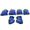 thumbnail image 1 of 6 Unids Patinaje Patinaje Ciclismo Conjunto De Engranajes De Protección Codo Almohadillas Para Palma, Adecuado Para Niños De 3 A 8 Años azul marino Sunnimix Juego de rodilleras y rodilleras para niños, 1 of 8