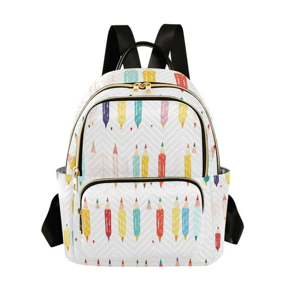 Pencils Travel Laptop Backpack Casual Daypack Lightweight Bookbag Compartment for Business