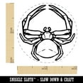thumbnail image 2 of Crab Spider Arachnid Self-Inking Rubber Stamp Ink Stamper - Lime Green Ink - Mini 1/2 Inch, 2 of 7