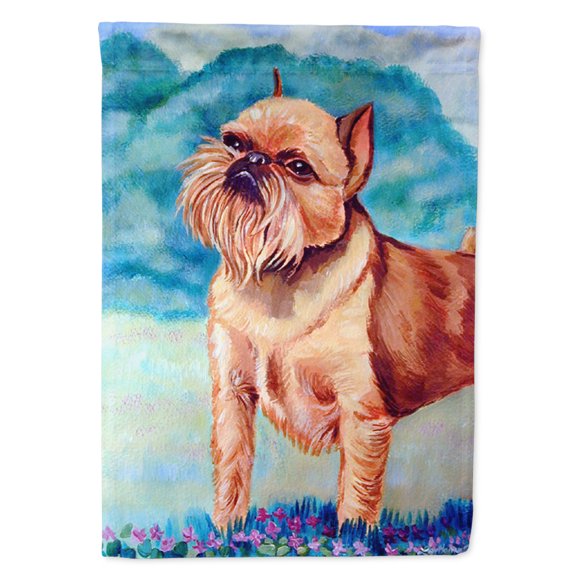 Carolines Treasures 7016-FLAG-PARENT Brussels Griffon Flag  multicolor