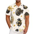 thumbnail image 2 of VBTAPA Hawaiian Shirts for Men Short Sleeve Aloha Beach Shirt Easter Bunny Eggs Print Casual Button Down Shirt Easter Gifts Prime Sales Today Multicolor XXXL, 2 of 6