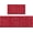 Red, variant on Kitchen Rugs and Mats Non Skid Washable Set of 2,Boho Moroccan Modern Farmhouse Runner Rug with Rubber Backing for Kitchen Decor and Accessories (Red Christmas Snowflake 17"x47"+17"x30")