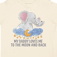 thumbnail image 4 of Inktastic My Daddy Loves Me to the Moon and Back Boys or Girls Toddler T-Shirt, 4 of 5