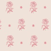 Cath Kidston Spitalfield Bunches Pink Wallpaper