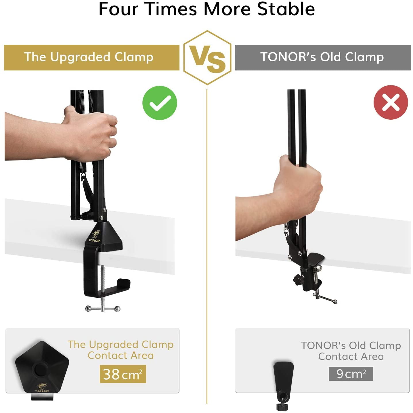 USB Microphone TC-777 with T20  Arm Stand for Streaming and Podcasting