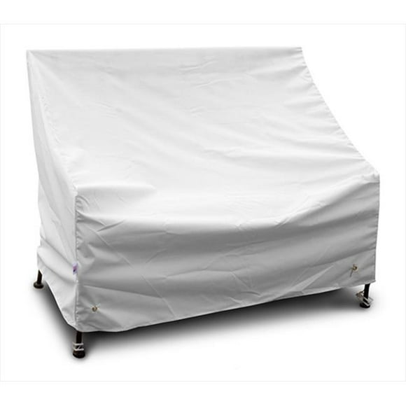 KoverRoos 14204 Weathermax 6 ft Bench-Glider Cover&#44; White - 75 W x 28 D x 37 H in.