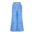 thumbnail image 3 of Lilgiuy Women Casual Loose Gradient Tie-dye Printed Yoga Sport Long Pnats Wide Leg Pants Cooling Tactical Hiking Pants, 3 of 5