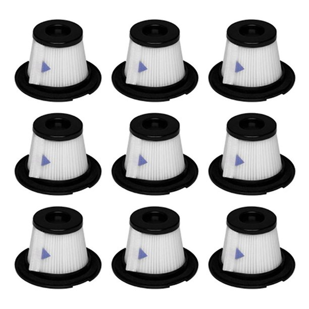 Reemplazo de robots de barrido Filtro Hepa de 9 piezas para limpiador colector de polvo Dibea T6 C17 T1