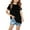 Black, variant on Girls Shirts Short Sleeve Plain Tee Kids Crewneck Tshirts Summer Tops Basic Tees 3-14 Years