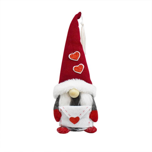 Ounissouiy Navidad barba larga muñeca romántica Navidad centro de decoración de oficina chimenea decoración boda sobre Type2 NO2