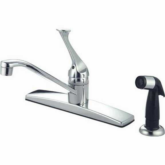 Single Lever Handle 8 Inch Kitchen Faucet With Side Sprayer