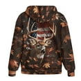 thumbnail image 5 of Uorisanigo Camo Hunting Deer American Flag Hoodie Oversized Sweatshirt Size 3XL Warm Drop Shoulder Womens Oversized Hoodies Loose Winter Clothing Outfits Long Sleeve Hoodies, 5 of 7