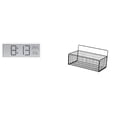 thumbnail image 1 of Reloj de pared digital,Reloj de pared digital multifuncional para oficina,Cesta de almacenamiento,Cesta organizadora de almacenamiento de cocina colgante de alambre,Organizador de pared para, 1 of 8