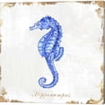 thumbnail image 3 of Metaverse Eva Watts 'Blue Sea Horse, Seashell & Starfish' Canvas Art (Set of 3), 3 of 5