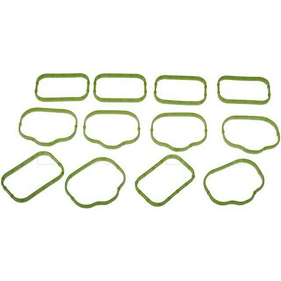 Lower and Upper Intake Manifold Gasket Set - Compatible with 2011 - 2019 Dodge Journey 3.6L V6 2012 2013 2014 2015 2016 2017 2018