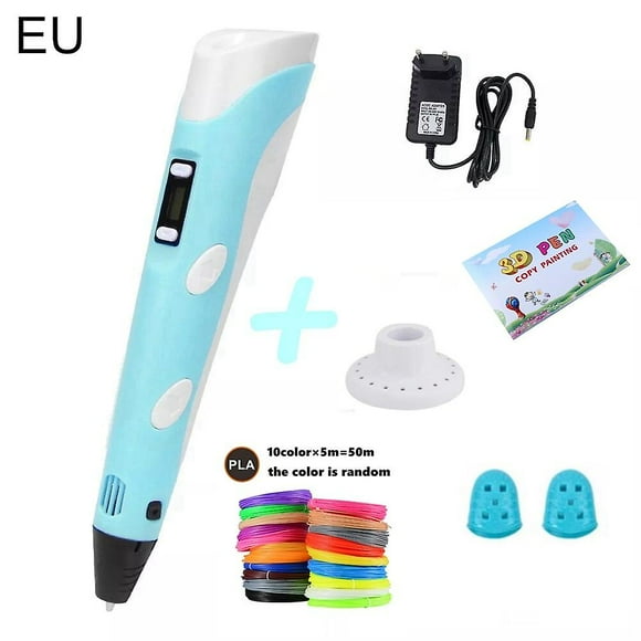 3D pen kids creative 3d drawing printing pen with pla filament kids toys christmas birthday gift