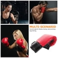 thumbnail image 3 of CIMAXIC 1 Paire de Gants de Boxe Rouges en PU pour Sparring Familial et Arts Martiaux Multi-Disciplines, 3 of 6