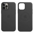 thumbnail image 2 of Apple iPhone 12 Pro Max Leather Case with Magsafe - Midnight Black, 2 of 5