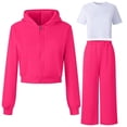 thumbnail image 3 of Toddler Boy Outfits 3t Graphic Long Sleeve Hoodie Pullover Top and Long Sweatpants Set Fashion Fall Boy Sets 2 Piece Outfits, 3 of 5