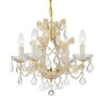 thumbnail image 5 of Crystorama Lighting - Four Light Mini Chandelier - Mini Chandelier - Maria, 5 of 7