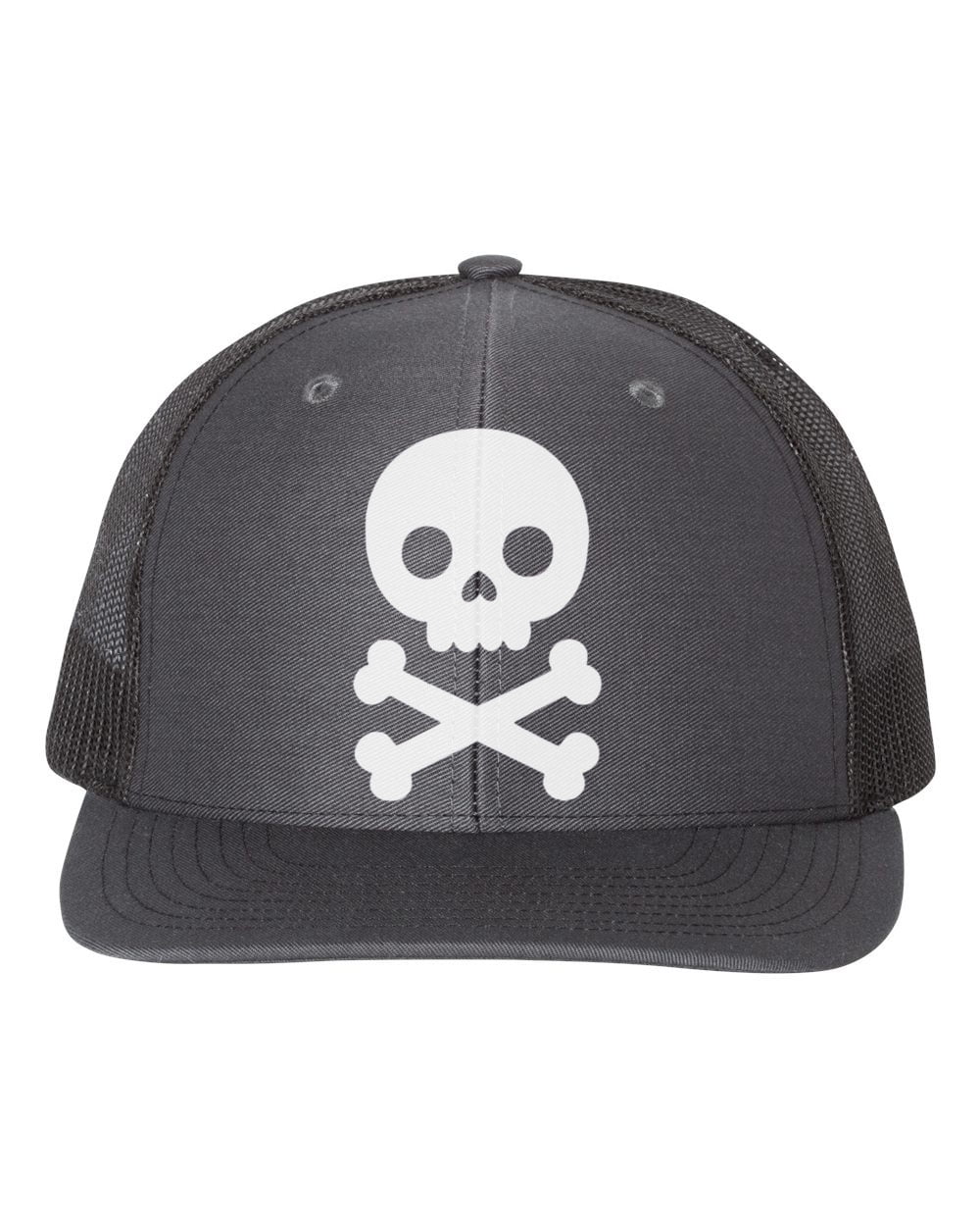 Skull Trucker Hat, Baseball Cap, Bones 