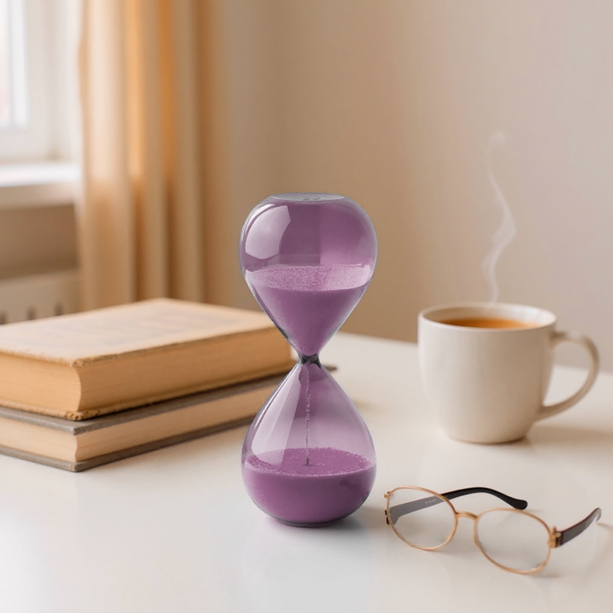 Mainstays 8" Purple Hourglass