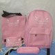thumbnail image 1 of Juego De Mochila De Lona Kawaii De 4 Piezas, Mochila Escolar De Estilo Preppy Con Bolso De Mano, Bandolera Y Estuche Para Lápices, 1 of 4