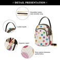 thumbnail image 4 of FORMRS Crossbody Bag for Women Quilted Travel Shoulder Cell Phone Purse with Chain Strap Handbag, Polka Dot, 4 of 7