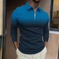 thumbnail image 2 of Pisexur Chandails en Molleton pour Hommes à Manches Longues, Chandail à Col Rabattu, Mode Décontractée, Patchwork de Couleurs Surdimensionné, Chandail-Over, Fermeture Éclair Quart, Chemises de Gym Athlétiques, Chandail en Molleton Grande Taille M-6TG, 2 of 5