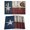 Blue DarkRed Beige, variant on Red Blue Placemats Set of 12, Ombre Stars Stripes Rustic US Flag Blood Placemats for Dining Table, Place Mats for Kitchen Tabletop, Waterproof Wipeable Dining Table Mats Set