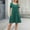 Green, variant on Homecoming Dresses Graduation Short Sleeve Crew Neck Graduation Dress Solid Color Stretchy Loose Fit Semi Formal Dresses for Women with Pockets Hawaiian for Women Going Out and Party