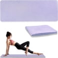 thumbnail image 1 of Tapete de Yoga Plegable, 183x68x0.2 cm Mat de Viaje Portátil, Esterilla de yoga de Gamuza Vegana, Absorción Rapida Del Sudor,Facil de Llevar,Muy Adecuada para Exteriores,Gimnasio, Familia, 1 of 7