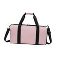 thumbnail image 2 of Bolsa De Viaje, Bolsa De Cross Country Con Compartimento Para Zapatos, Bolsa De Deporte, Bolsa De Lona Rosa, 2 of 8