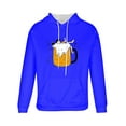 thumbnail image 4 of Handshe Men's Hooded Pullover Sweatshirt, Fashion Long Sleeve Casual Hoodie with Oktoberfest Print and Drawstring Pocket, Streetwear Style for Everyday Outfits and Festive Occasions,Plus Size, 4 of 5