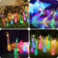 thumbnail image 2 of FlkwoH Guirnalda de Luces Solares Jardín Exterior, 100 LED 12M Bolas de Cristal Luces Solares Impermeables, 8 Modos Guirnaldas de Luces Solares, Luces Solares Decoración para Jardín, Patio, Bodas, Fiestas, Navidad, 2 of 5