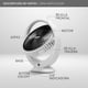 thumbnail image 5 of Mini Ventilador Recargable RCA RC-V1 – Portátil, Silencioso y Potente con 3 Velocidades, Cabezal Ajustable 120°, Luz Indicadora y USB-C – Color Blanco y Negro, 5 of 10