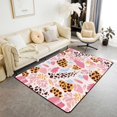 thumbnail image 1 of YST Tiger Print Indoor Floor Mat 5x7 Leopard Print Decorative Rug for Girls Woman Colorful Irregular Pattern Area Rug Modern Abstract theme Carpet Indoor Outdoor Decorative Accent Rug, 1 of 5