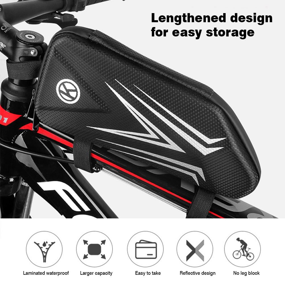 Waterproof Top Tube Bike Bag Bicycle Front Tube Frame Bag with Zipper Design