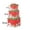 Red-1B-home supplies, variant on MORESEC XUld Home Christmas Decoration Gift Box Stacking Head Tree Gift Box Display Window Scene Ornament Christmas Ornaments