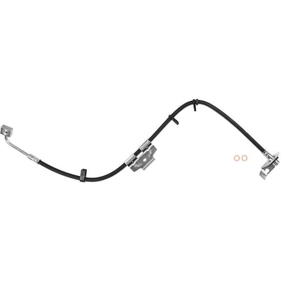 Front Right Passenger Side Brake Hose - Compatible with 2003 - 2010 Dodge Ram 2500 4WD 2004 2005 2006 2007 2008 2009